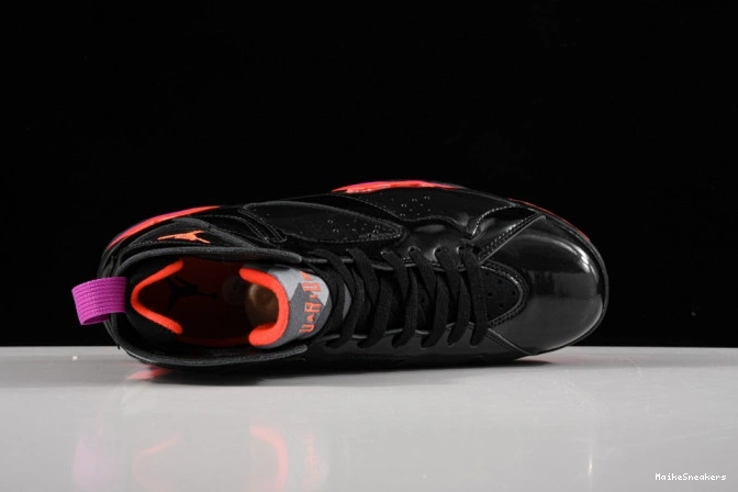 MaikeSneakers Jordan 7 Black Patent Retro Air 313358-006 0805
